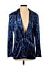 Endless Rose 100% Polyester Animal Print Blue Blazer Size S - photo 1