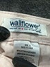 Wallflower Solid Ivory Cargo Pants Size 12 - photo 3