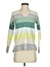 Ann Taylor LOFT Stripes Silver Pullover Sweater Size XXS - photo 1