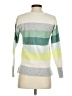 Ann Taylor LOFT Stripes Silver Pullover Sweater Size XXS - photo 2