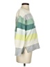 Ann Taylor LOFT Stripes Silver Pullover Sweater Size XXS - photo 4