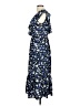 DKNY 100% Polyester Floral Blue Casual Dress Size 2 - photo 5