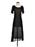 Assorted Brands 100% Rayon Solid Black Casual Dress Size S - photo 1