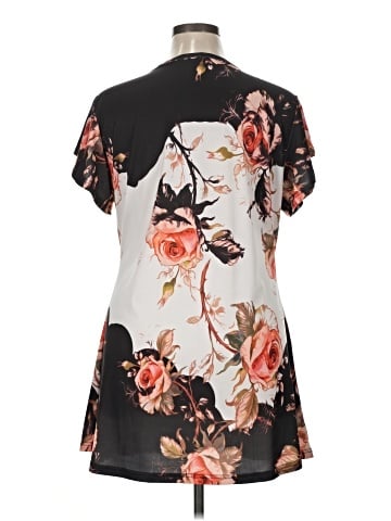 Lily by Firmiana Short Sleeve Blouse (view 2)
