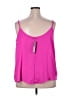 Kohl's 100% Polyester Pink Sleeveless Blouse Size 2X - photo 2