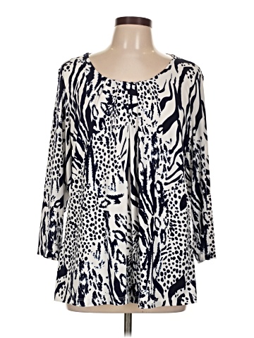 TanJay 3/4 Sleeve Blouse (view 1)