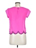 Shrinking Violet Pink Short Sleeve Top Size M - photo 2