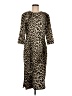 Rag & Bone 100% Polyester Animal Print Brown Casual Dress Size 8 - photo 1