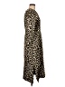 Rag & Bone 100% Polyester Animal Print Brown Casual Dress Size 8 - photo 4