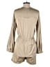 Thakoon 100% Polyester Solid Tan Romper Size 4 - photo 2