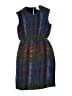 HD in Paris 100% Polyester Tweed Blue Casual Dress Size 0 - photo 1