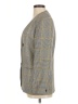 Michelle Stuart Checkered-gingham Gray Blazer Size 6 - photo 5