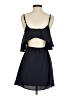 TOBI 100% Polyester Solid Black Casual Dress Size XS - photo 2