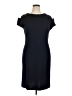 St. John Solid Black Casual Dress Size 14 - photo 1