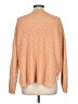 Shein 100% Polyester Solid Orange Pullover Sweater Size L - photo 2