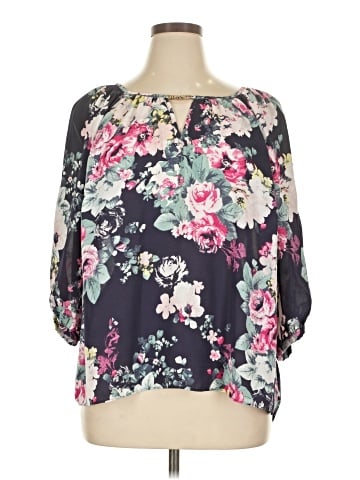 A. Byer 3/4 Sleeve Blouse (view 1)