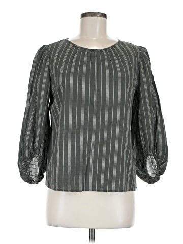 a.n.a. A New Approach 3/4 Sleeve Blouse (view 1)