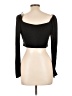Louna Black Long Sleeve Top Size L - photo 2
