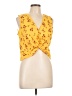 Thakoon Yellow Sleeveless Blouse Size 12 - photo 1