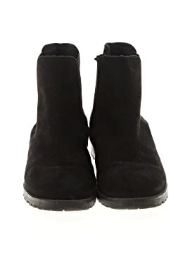Bottes Ankle Boots Ann Taylor Cuir Noir Taille 5.5 M - Occasion Excellent état