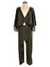 ASOS 100% Polyester Solid Green Jumpsuit Size 6 - photo 1