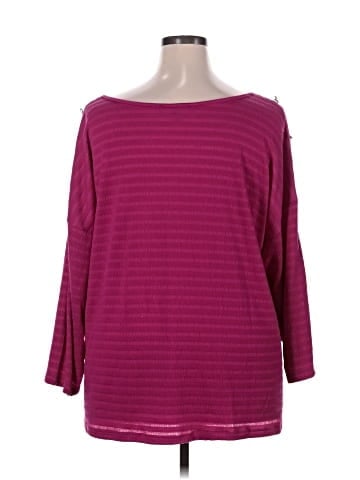 Como Black 3/4 Sleeve Top (view 2)