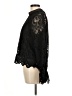 Ultra Pink 100% Polyester Black Long Sleeve Blouse Size M - photo 5