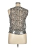 Mark 100% Polyester Silver Sleeveless Blouse Size XL - photo 2