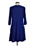 AB Studio Solid Blue Casual Dress Size M - photo 2