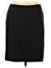 Lands' End 100% Polyester Solid Black Blue Casual Skirt Size 6 - photo 1