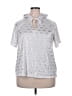 MICHAEL Michael Kors Silver Cardigan Size 2X - photo 1