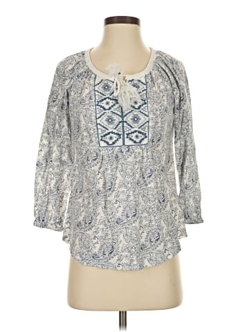 H&M L.O.G.G. 3/4 Sleeve Blouse (view 1)