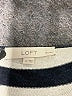 Ann Taylor LOFT Stripes Ivory Pullover Sweater Size L - photo 7