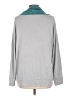 K. Jordan Chevron-herringbone Teal Sweatshirt Size L - photo 2
