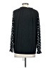Left Coast by Dolan 100% Polyester Polka Dots Black Long Sleeve Blouse Size XS - photo 2