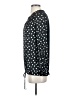 Left Coast by Dolan 100% Polyester Polka Dots Black Long Sleeve Blouse Size XS - photo 5