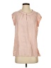Serein 100% Polyester Pink Short Sleeve Blouse Size S - photo 1