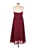 Unbranded 100% Polyester Solid Burgundy Cocktail Dress Size L - photo 2