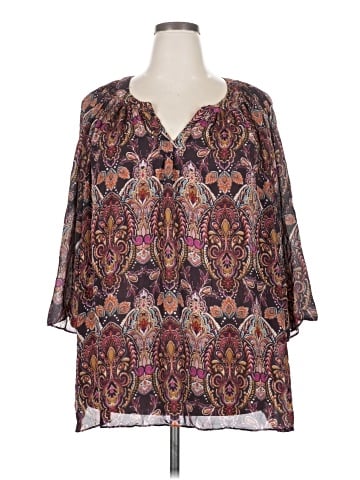 Spense 3/4 Sleeve Blouse (view 1)