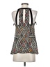 BCBGMAXAZRIA 100% Recycled Polyester Black Sleeveless Blouse Size XXS - photo 2