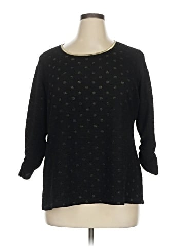 Susan Graver 3/4 Sleeve Top (view 1)