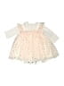 Pippa & Julie 100% Polyester Ivory Dress Size 3-6 mo - photo 2