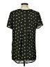 PREMISE 100% Polyester Stars Black Short Sleeve Blouse Size M - photo 2