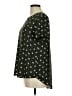 PREMISE 100% Polyester Stars Black Short Sleeve Blouse Size M - photo 5