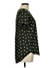 PREMISE 100% Polyester Stars Black Short Sleeve Blouse Size M - photo 4