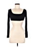 Shein Black Long Sleeve Top Size 4 - photo 1
