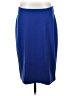 Chico's Solid Blue Formal Skirt Size Sm (0.5) - photo 1