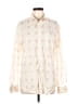 Assorted Brands 100% Cotton Hearts Ivory Long Sleeve Blouse Size M - photo 1