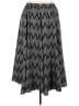 Studio EY 100% Polyester Chevron-herringbone Gray Casual Skirt Size 2X - photo 1