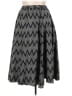 Studio EY 100% Polyester Chevron-herringbone Gray Casual Skirt Size 2X - photo 2